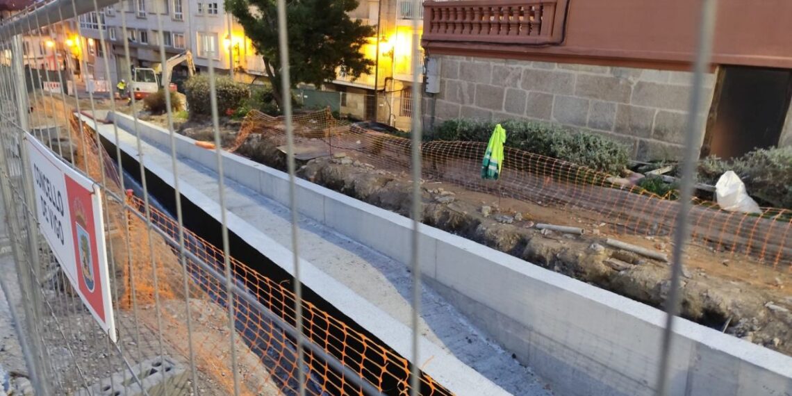 Unas rampas del Vigo Vertical entran en fase definitiva y cortan un atajo al centro durante dos meses