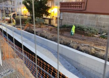 Unas rampas del Vigo Vertical entran en fase definitiva y cortan un atajo al centro durante dos meses