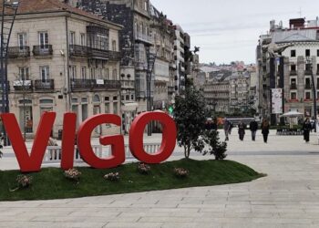 Un photocall cambiante y temático con las letras de Vigo, el nuevo plan del Concello