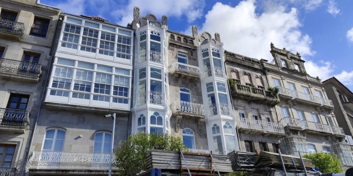 Ya asoma el nuevo edificio de pisos turísticos que abrirá en la 'zona de moda' de Vigo