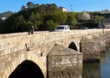 Galicia recupera el asombroso Ponte Sampaio, el puente medieval que une Pontevedra y Soutomaior