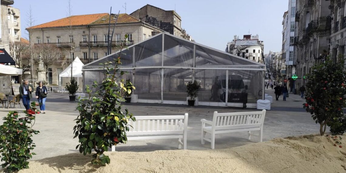 La reina Letizia presidirá el Concurso de Camelias que ha transformado la Porta do Sol de Vigo