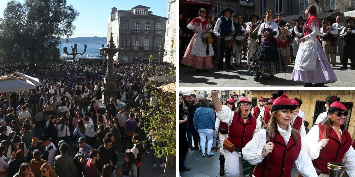 Una multitudinaria Reconquista llena las calles de Vigo en una jornada con un gran ambiente