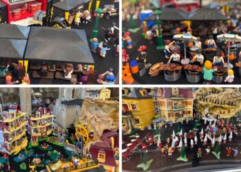 Una villa de Galicia recrea diferentes momentos del concello con más de 15.000 piezas de Playmobil