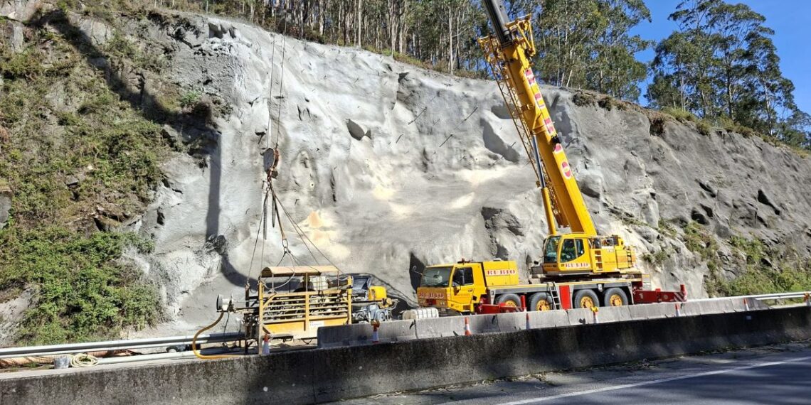 La Xunta reabre temporalmente los dos carriles de la AG-57 en Gondomar en sentido Baiona