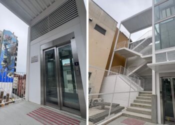 Vigo estrena su nuevo ascensor, el más "hermoso" de la ciudad con "más rampas del mundo"