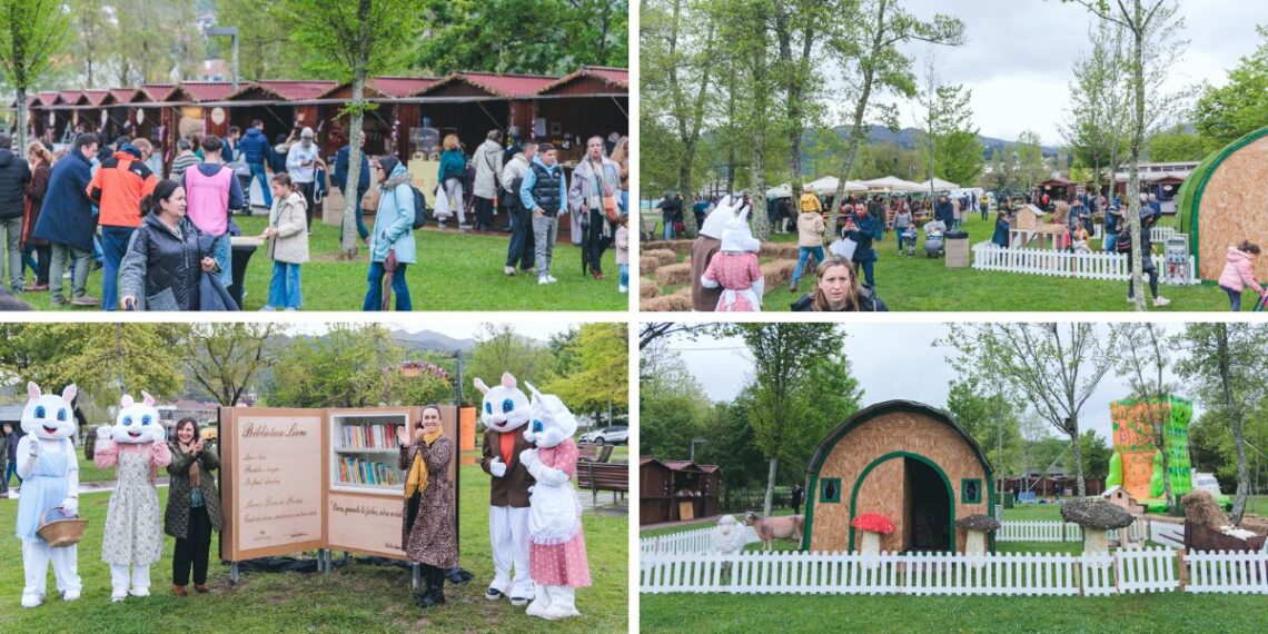 Dulces, animación, hinchables y juegos en el mágico Mercado de Pascua de Vila Nova de Cerveira