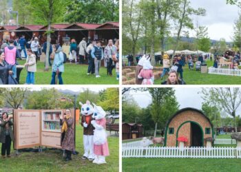 Dulces, animación, hinchables y juegos en el mágico Mercado de Pascua de Vila Nova de Cerveira