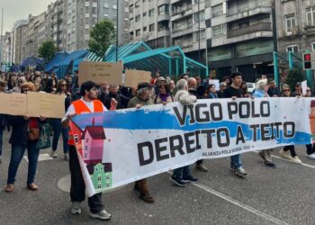 Una marcha reclama en Vigo "medidas valientes" contra la especulación y el "derecho a techo"