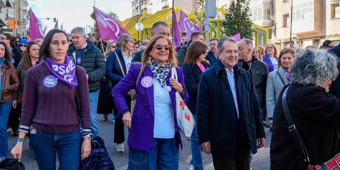 Choque político por el 8M en Vigo, Carmela Silva pide al PP que se pronuncie sobre el "caso Móstoles"