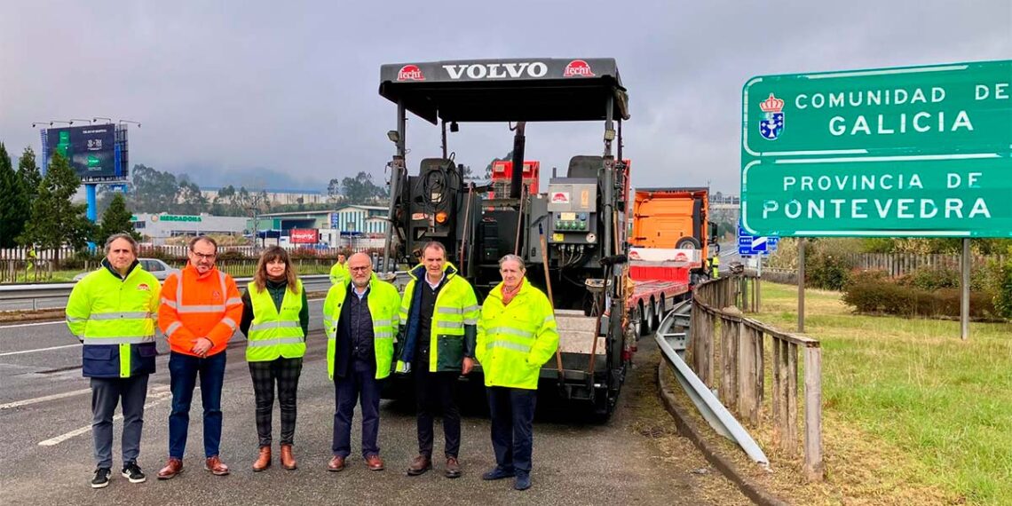 Luz verde a la gran reforma de la A-55, el Gobierno inicia el asfaltado del tramo de Tui a Vigo