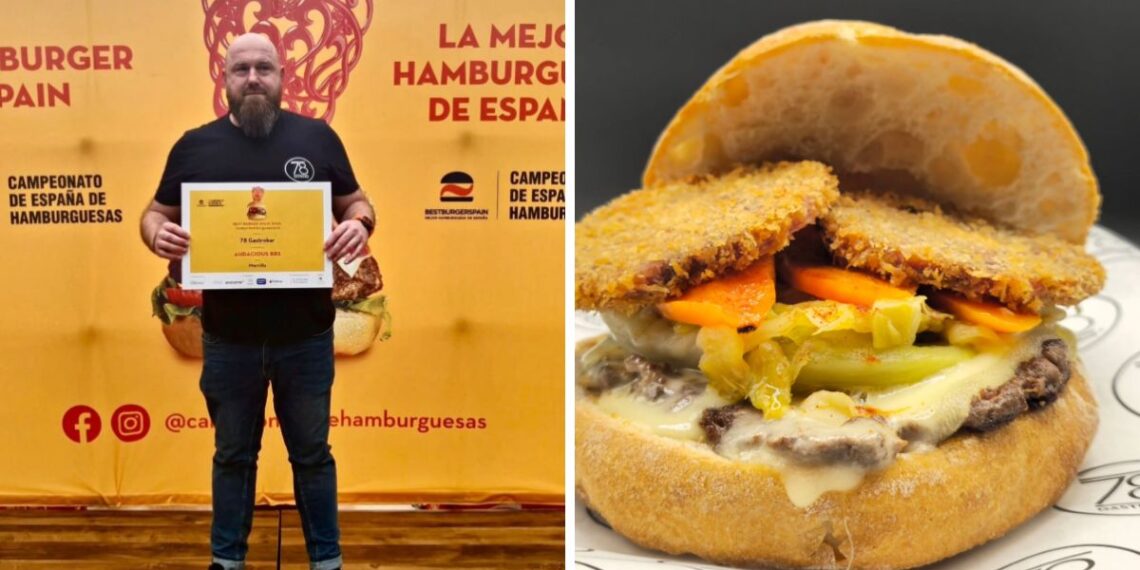 Un local de Redondela llama la atención de toda España con su cocido hecho hamburguesa