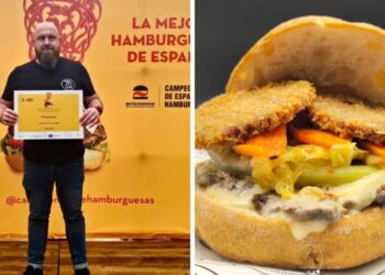 Un local de Redondela llama la atención de toda España con su cocido hecho hamburguesa