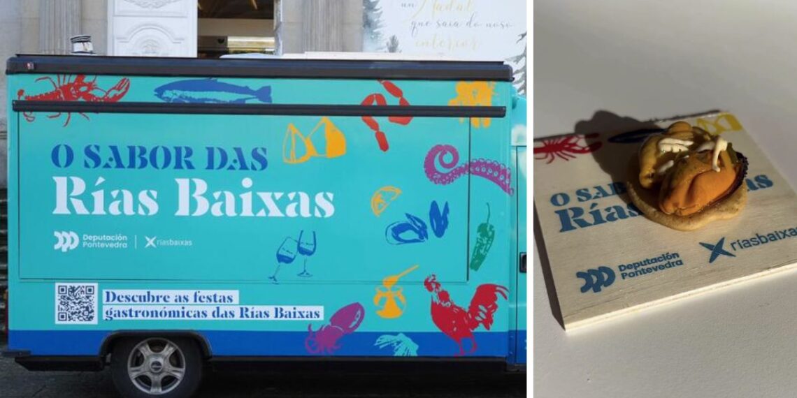 Un viaje gratis por las fiestas gastronómicas de las Rías Baixas, más paradas para la food truck más sabrosa