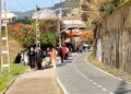 Vigo disfruta al aire libre antes de la llegada de un frente que activa la alerta meteorológica este lunes