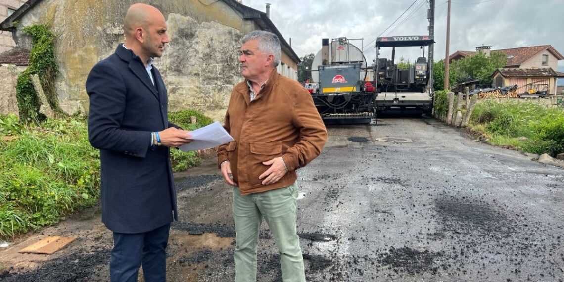 O Porriño inicia las obras para mejorar la seguridad vial en varios caminos del municipio