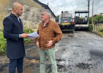 O Porriño inicia las obras para mejorar la seguridad vial en varios caminos del municipio