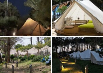 Un camping paradisíaco en una isla de las Rías Baixas y ahora ventana "única" al cielo nocturno
