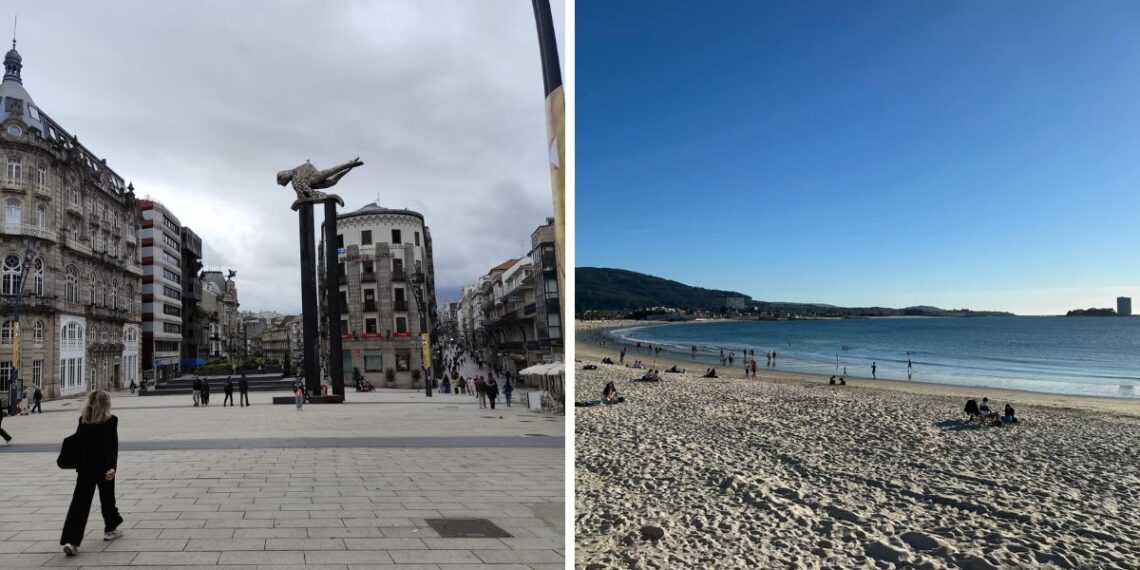 Vigo pasará en horas de la tormenta al sol y el calor con máximas de 28 grados