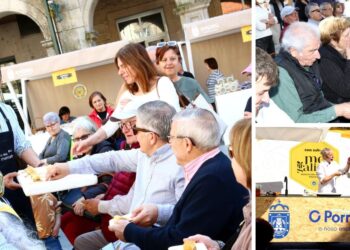 La miel fue la gran protagonista en O Porriño con catas comentadas, tapas y showcookings