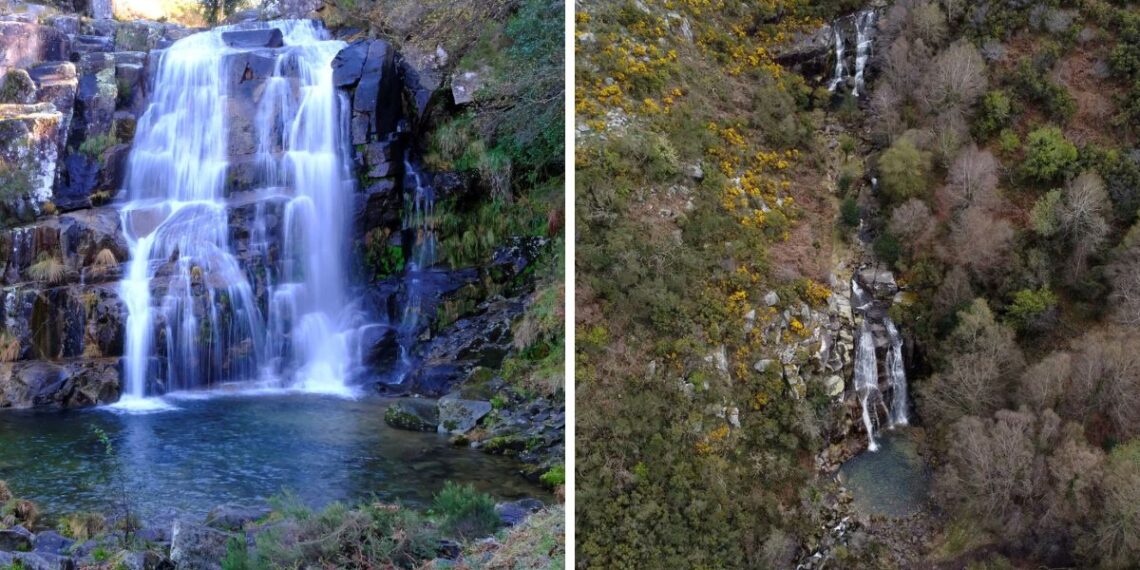 Fervenza de Casariños, un espectacular salto de agua en el corazón de la provincia de Pontevedra