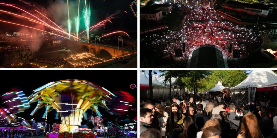 La gran romería del norte de Portugal incluye conciertos, pirotecnia y una gran Batalla de Flores