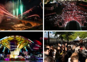La gran romería del norte de Portugal incluye conciertos, pirotecnia y una gran Batalla de Flores