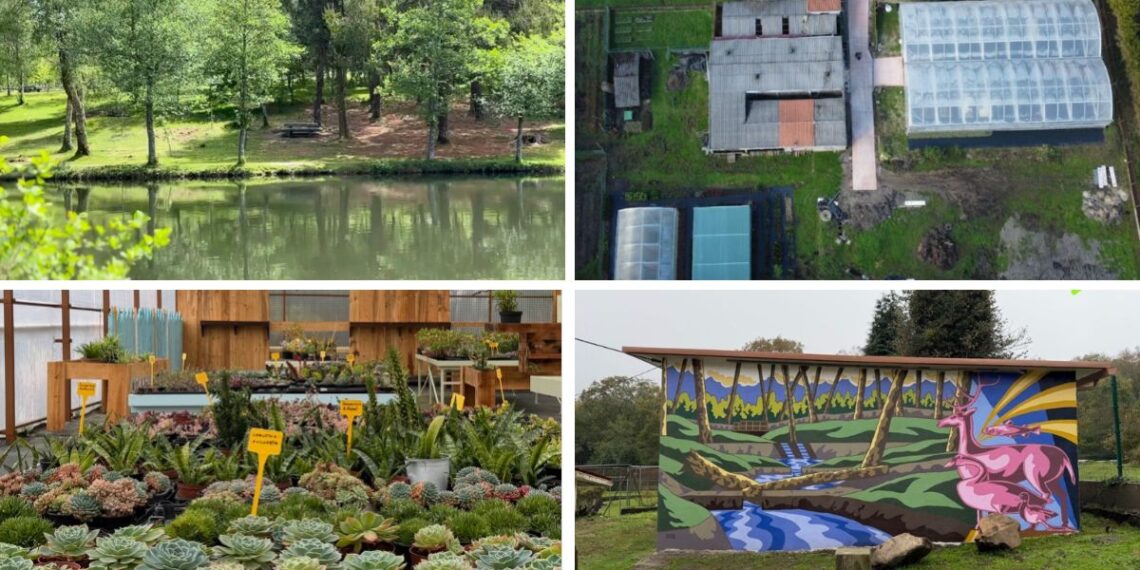Un hermoso lago a un paso de Vigo suma un "Garden Botánico" con cafetería, jardines temáticos y vivero