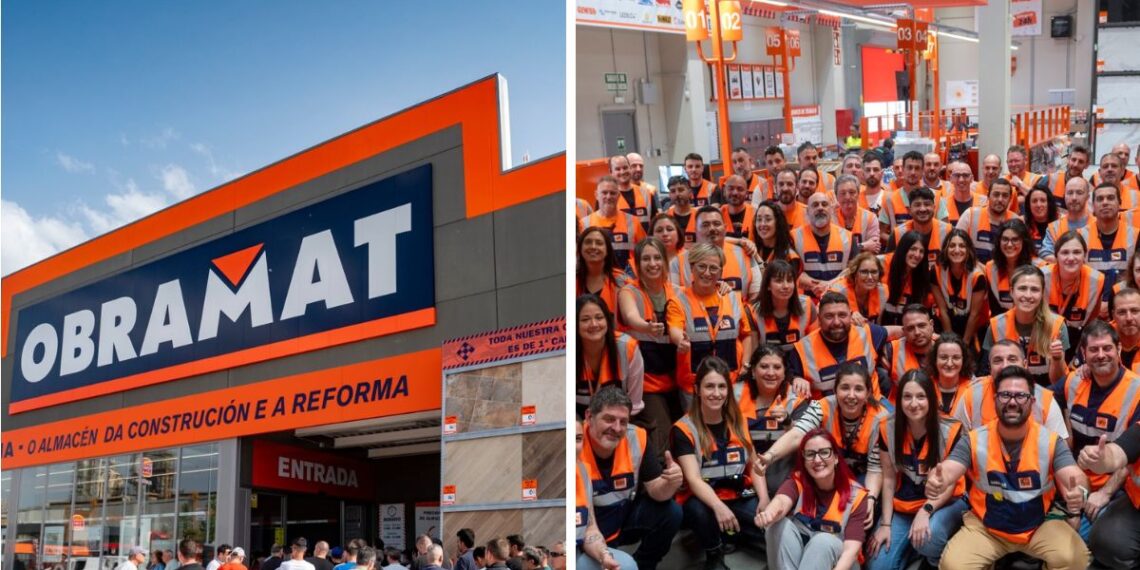 Obramat abre su primer almacén en el sur de Galicia, más de 6.000 metros cuadrados y miles de productos