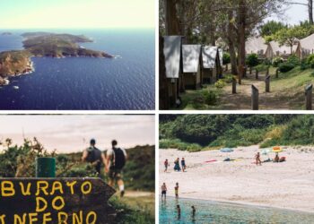 Una de las islas mágicas de las Rías Baixas ofrece un planazo con viaje en barco, ruta, glamping y picnic