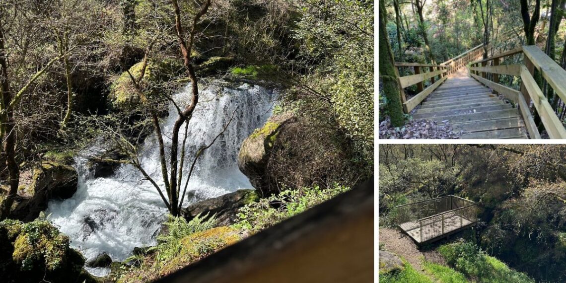 El "Pozo do Inferno", un enclave único del interior de Pontevedra con mirador y una sorprendente cascada