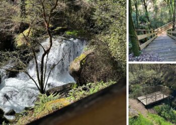 El "Pozo do Inferno", un enclave único del interior de Pontevedra con mirador y una sorprendente cascada