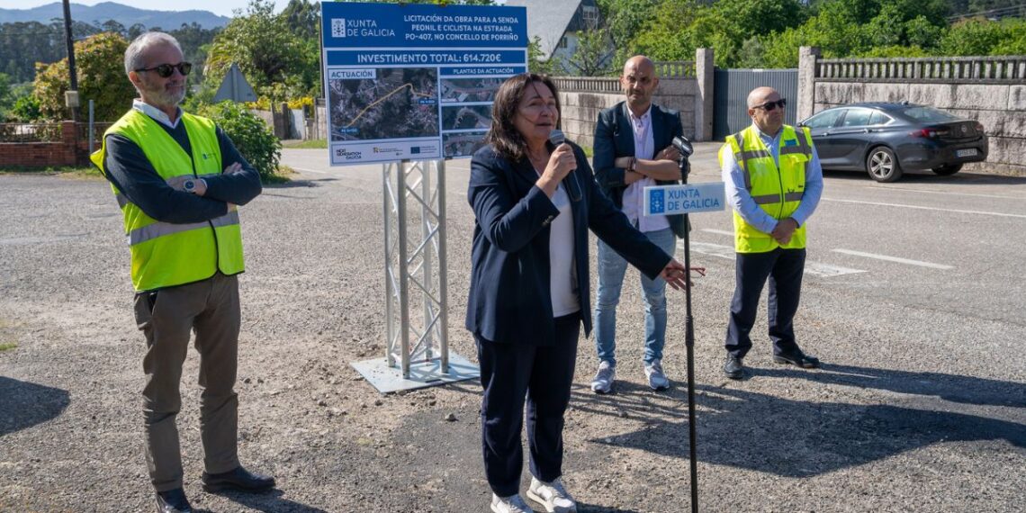 Una nueva senda en O Porriño mejorará la seguridad de los peatones en Budiño