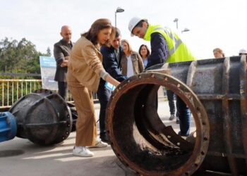 Instaladas las válvulas provisionales en Eiras y la Xunta pone fecha a la colocación de las definitivas