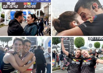 Búscate entre las mejores fotos de la Vig-Bay 2026, una galería llena de abrazos, sonrisas y esfuerzo