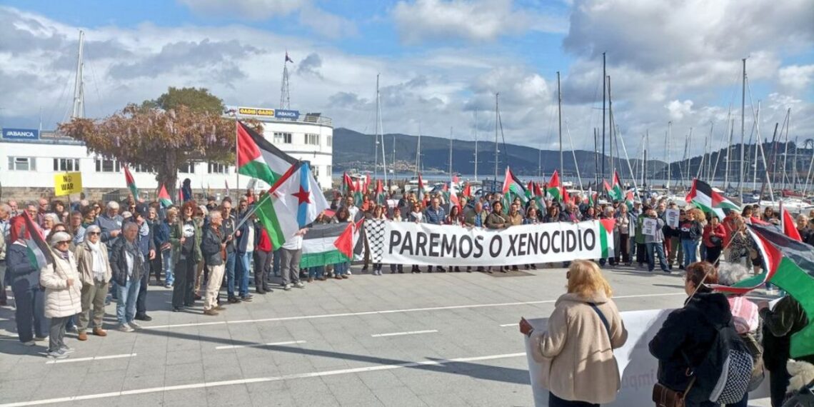 Vigo se suma a las concentraciones en apoyo a la flotilla con destino a Gaza