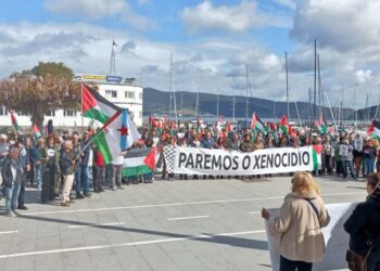Vigo se suma a las concentraciones en apoyo a la flotilla con destino a Gaza
