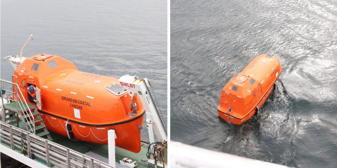 Un bote "insumergible" sorprende desde la Ría de Vigo al mundo entero