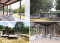 Nuevas cabañas de madera y una piscina junto a los futuros baños termales del corazón de Pontevedra