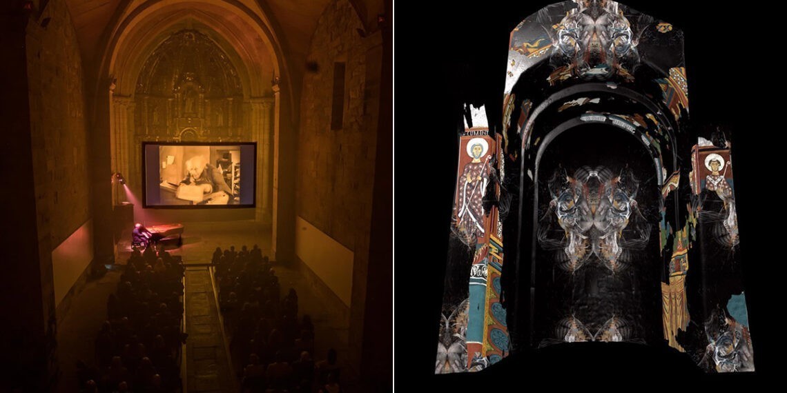 La iglesia del área de Vigo que se convierte en un cine efímero y puedes disfrutar en Tui