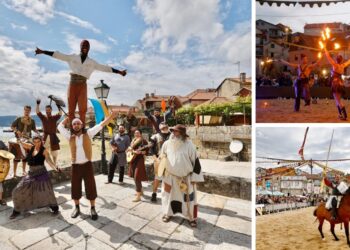 Mercado, exhibiciones y conciertos, llega el Día de Colón al "pueblo más bonito" de las Rías Baixas