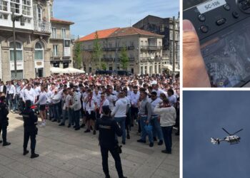 Un partido de "alto riesgo" desde dentro, el dispositivo de la Policía Nacional en Vigo para el Celta-Friburgo