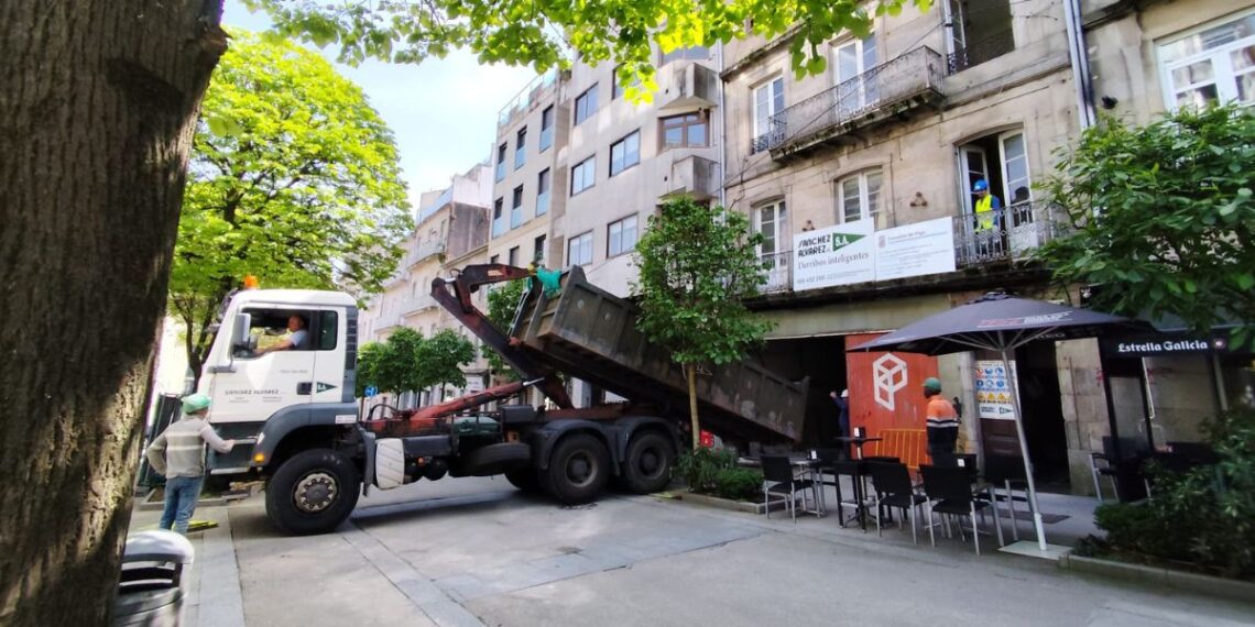 En marcha la transformación de un histórico edificio en Vigo para crear viviendas y zona comercial