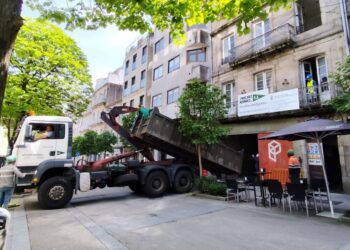 En marcha la transformación de un histórico edificio en Vigo para crear viviendas y zona comercial