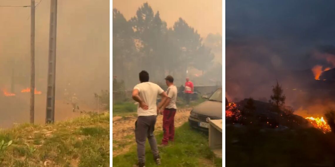 Una noche de lluvia y los esfuerzos de extinción logran estabilizar el incendio de Monte Galleiro