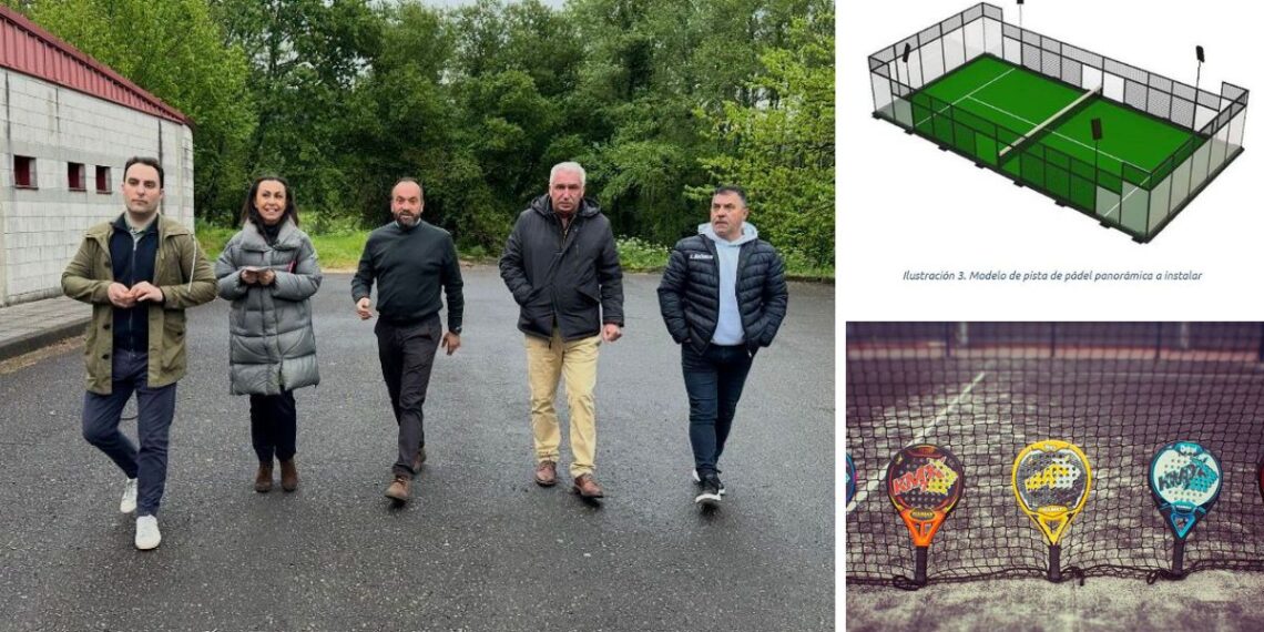 Nueva pista de pádel panorámica con cubierta en la provincia, luz verde al proyecto de Vilaboa