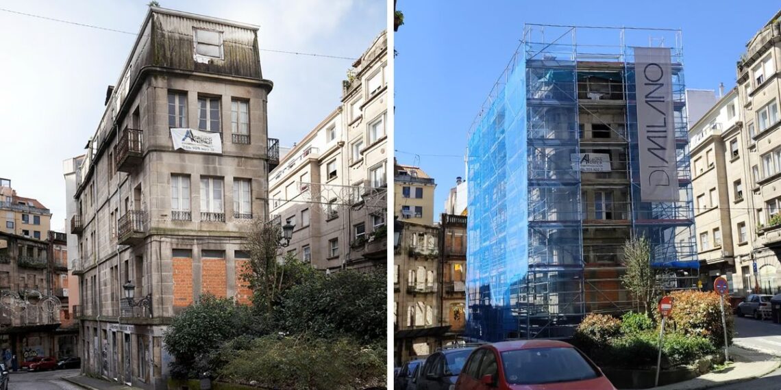 En marcha la transformación de un edificio centenario de Vigo abandonado en pleno centro