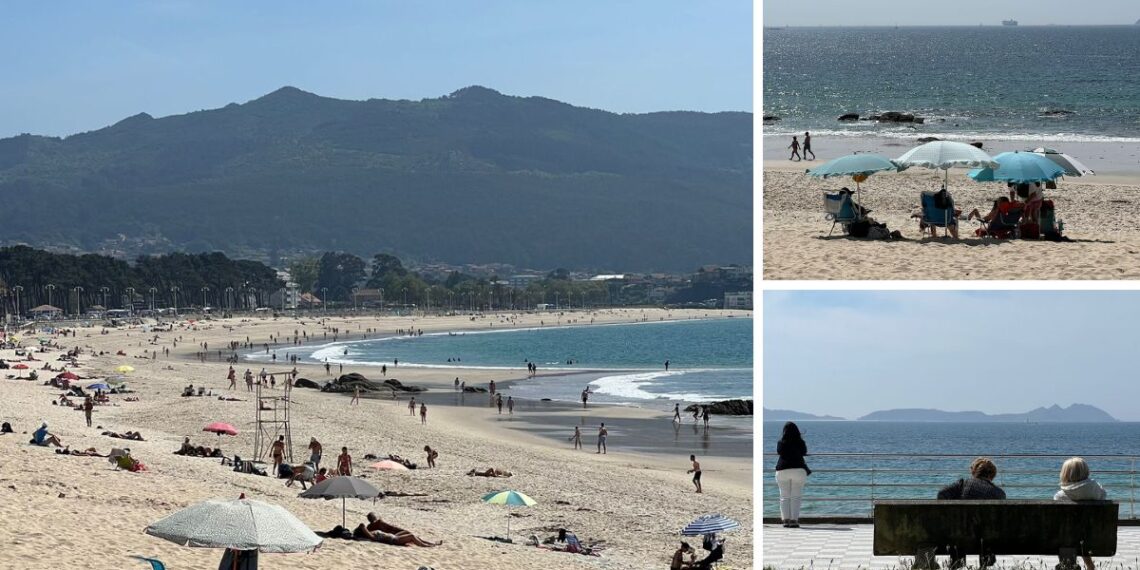 Vigo activa el modo playa en el último finde de abril antes del regreso de la lluvia