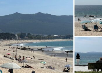 Vigo activa el modo playa en el último finde de abril antes del regreso de la lluvia