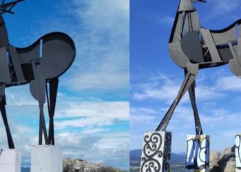 Vandalizan uno de los rincones más icónicos de la frontera entre Galicia y Portugal a un paso de Vigo